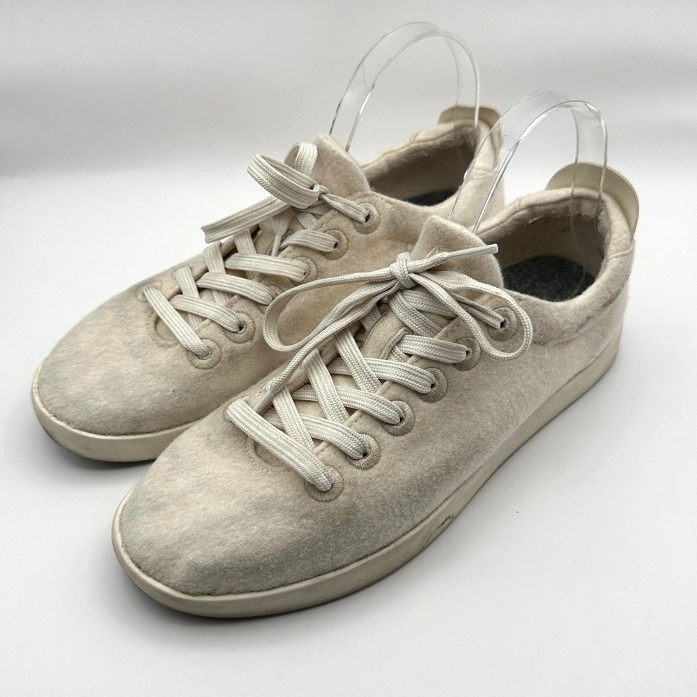 Allbirds Wool Pipers Sneakers Shoes Womens Size 9 Beige Ivory Minimal Neutral